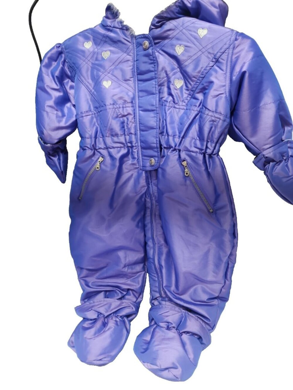 Lil Byer Infant Girl's One Piece Snowsuit Purple Size 24 Months NWOT!!!